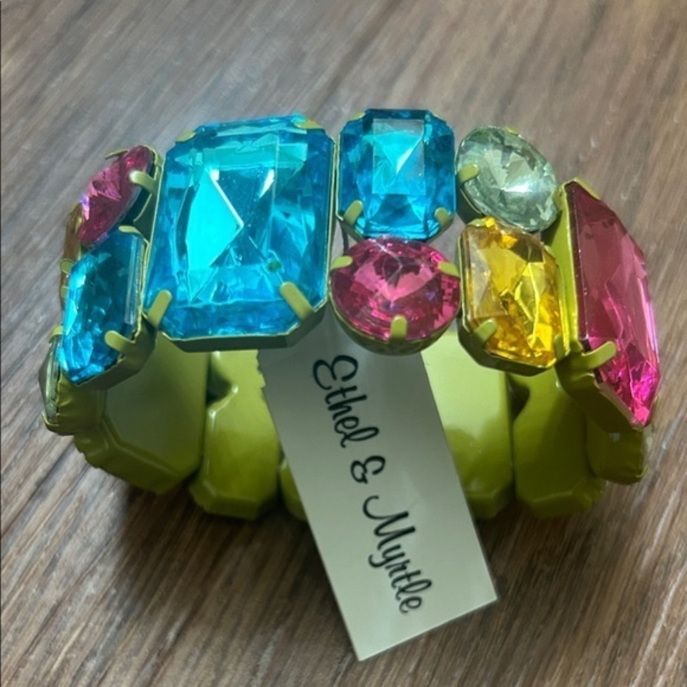 NWT Colorful Gemstone Bracelet